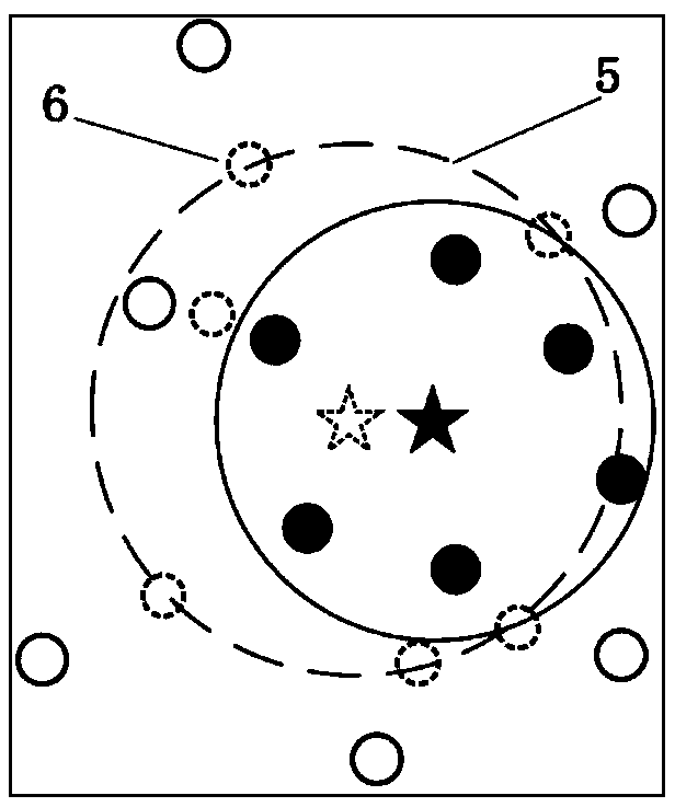 Single interference source positioning method based on virtual boundary point fitting