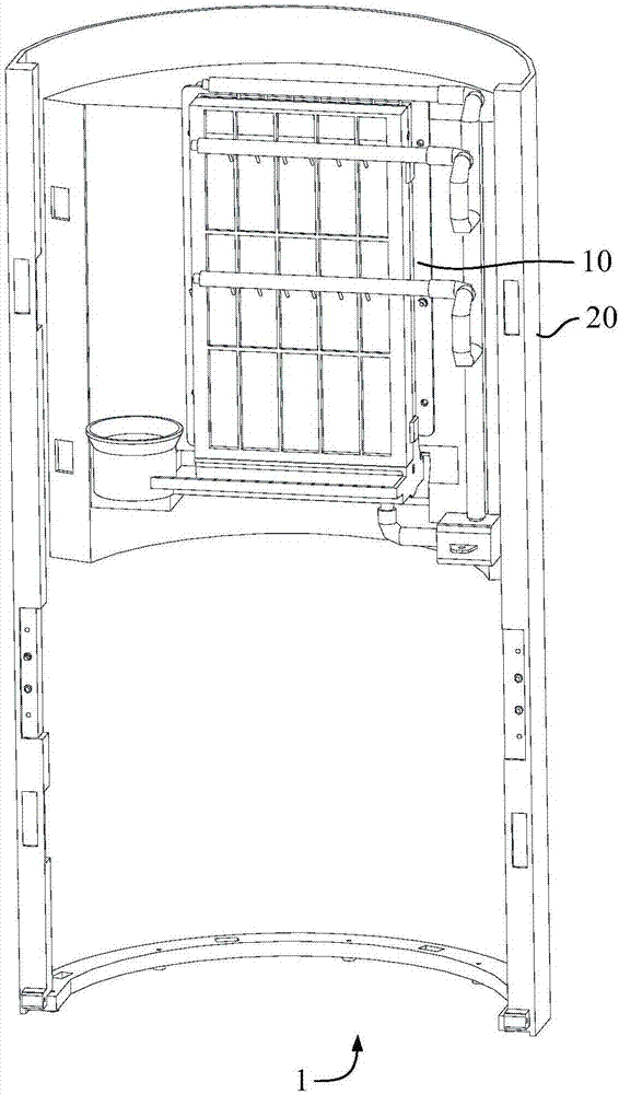 Humidifying filter assembly and air conditioner