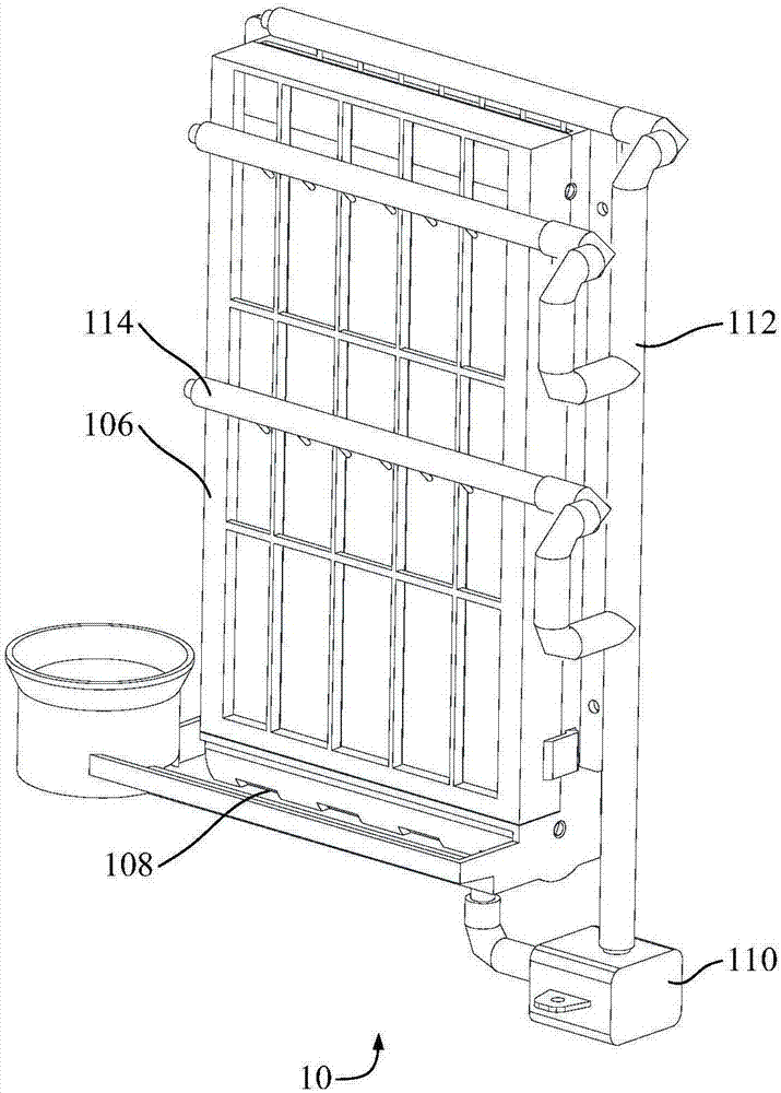 Humidifying filter assembly and air conditioner