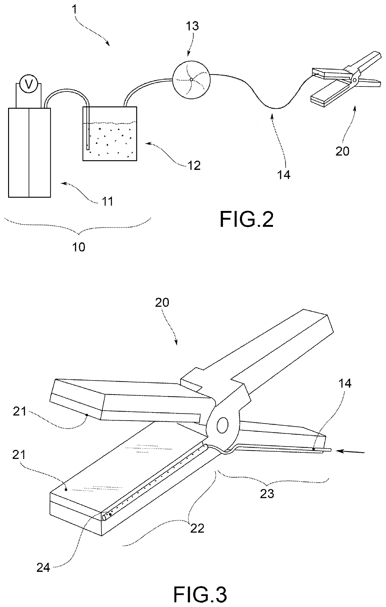 Method for hair straightening and relative device for hair straightening