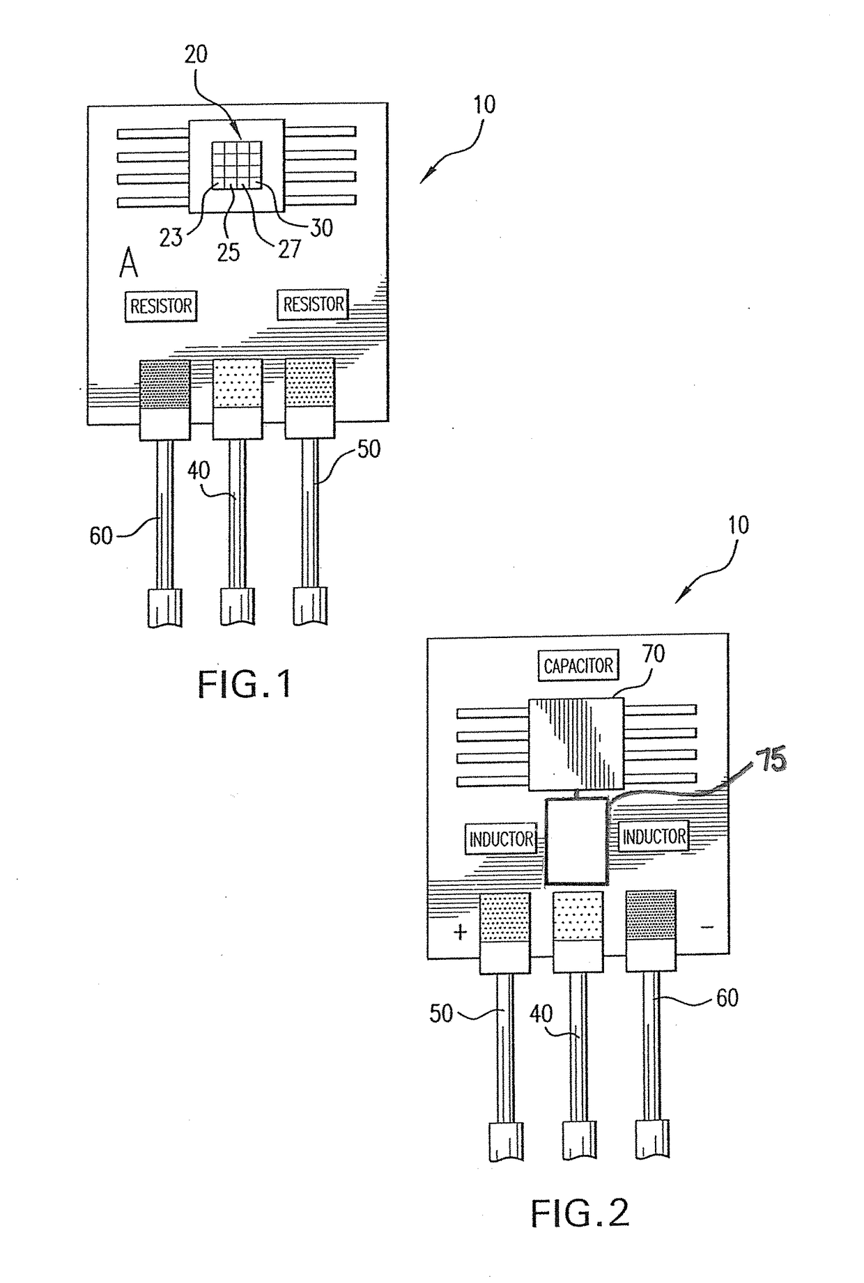 Method and apparatus for determining presence and operation of a component in a printed circuit board