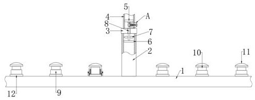 Environment-friendly aeration device for chemical sewage treatment