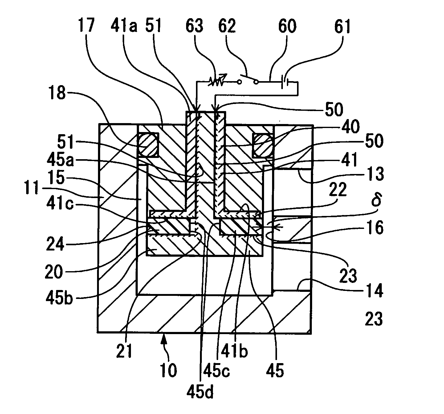 Shaft sealing device and valve structure using the same