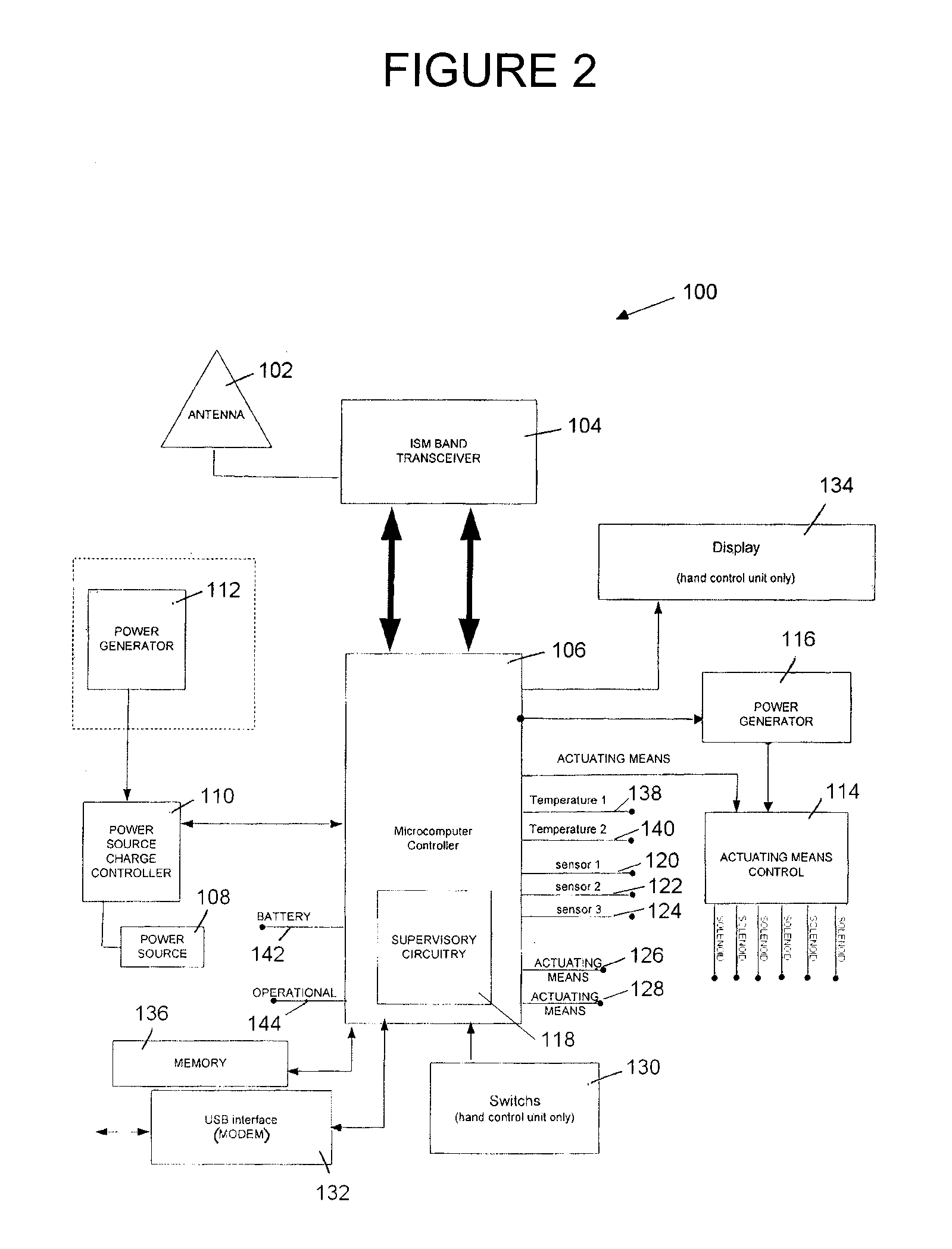 Long-range radio frequency receiver-controller module and wireless control system comprising same