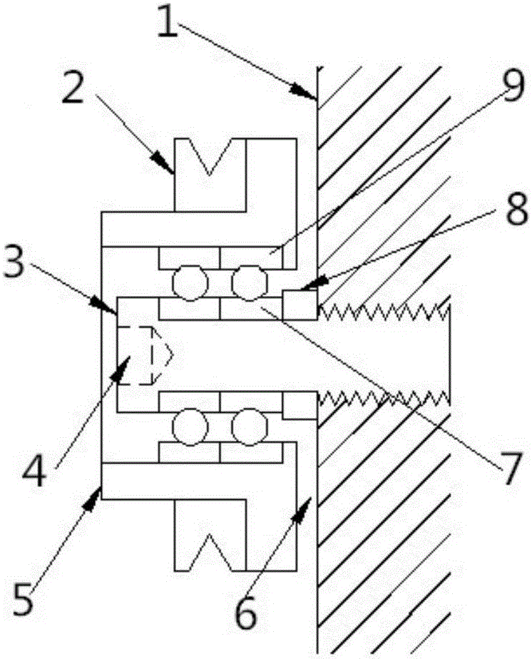 Dephosphorization wheel shaft