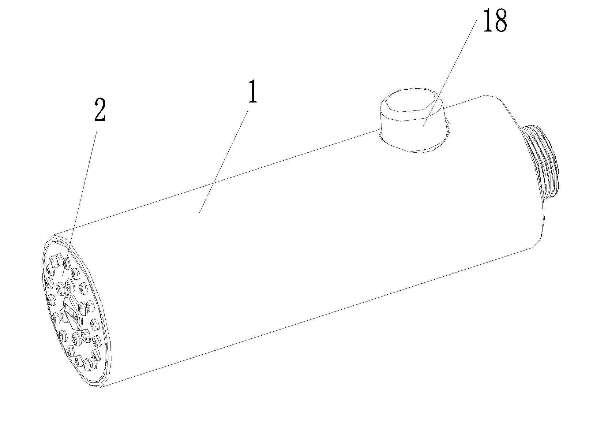 Single Push Button Multi-Function Water Output Switching Structure