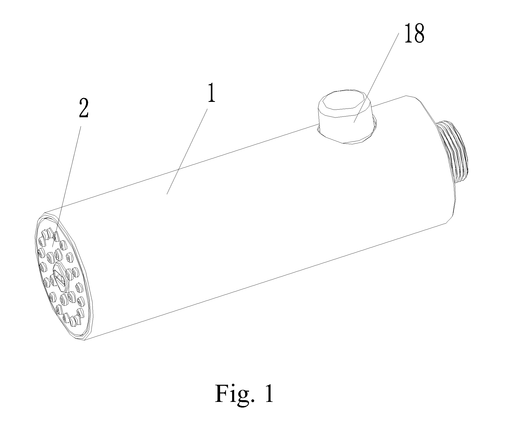 Single Push Button Multi-Function Water Output Switching Structure