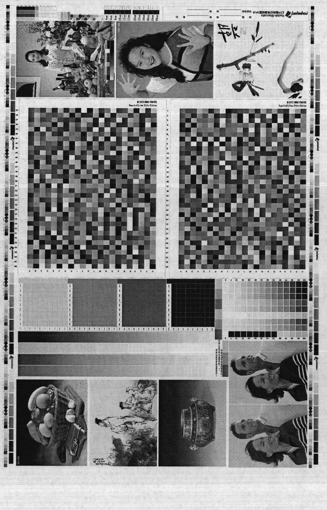 High-precision frequency-modulated screen dot printing process