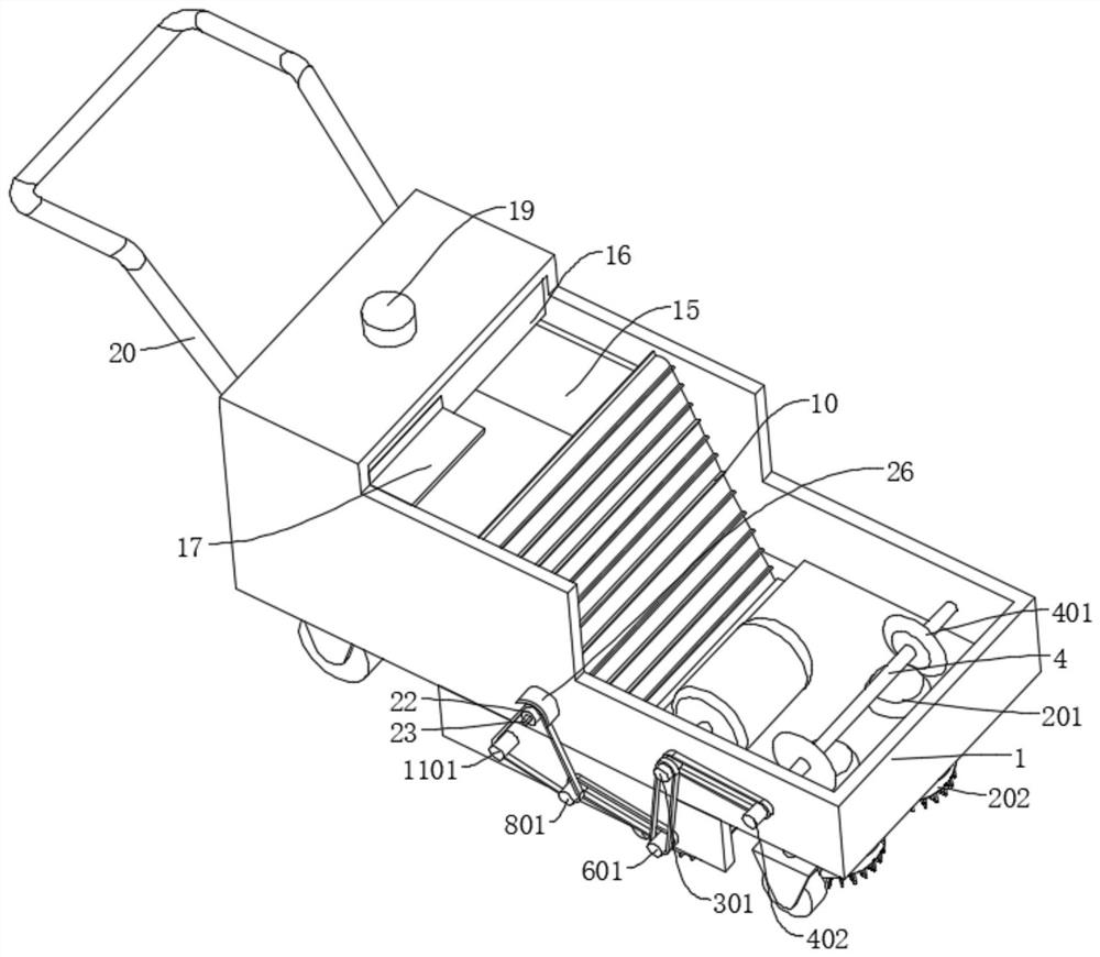 Road and bridge spraying device