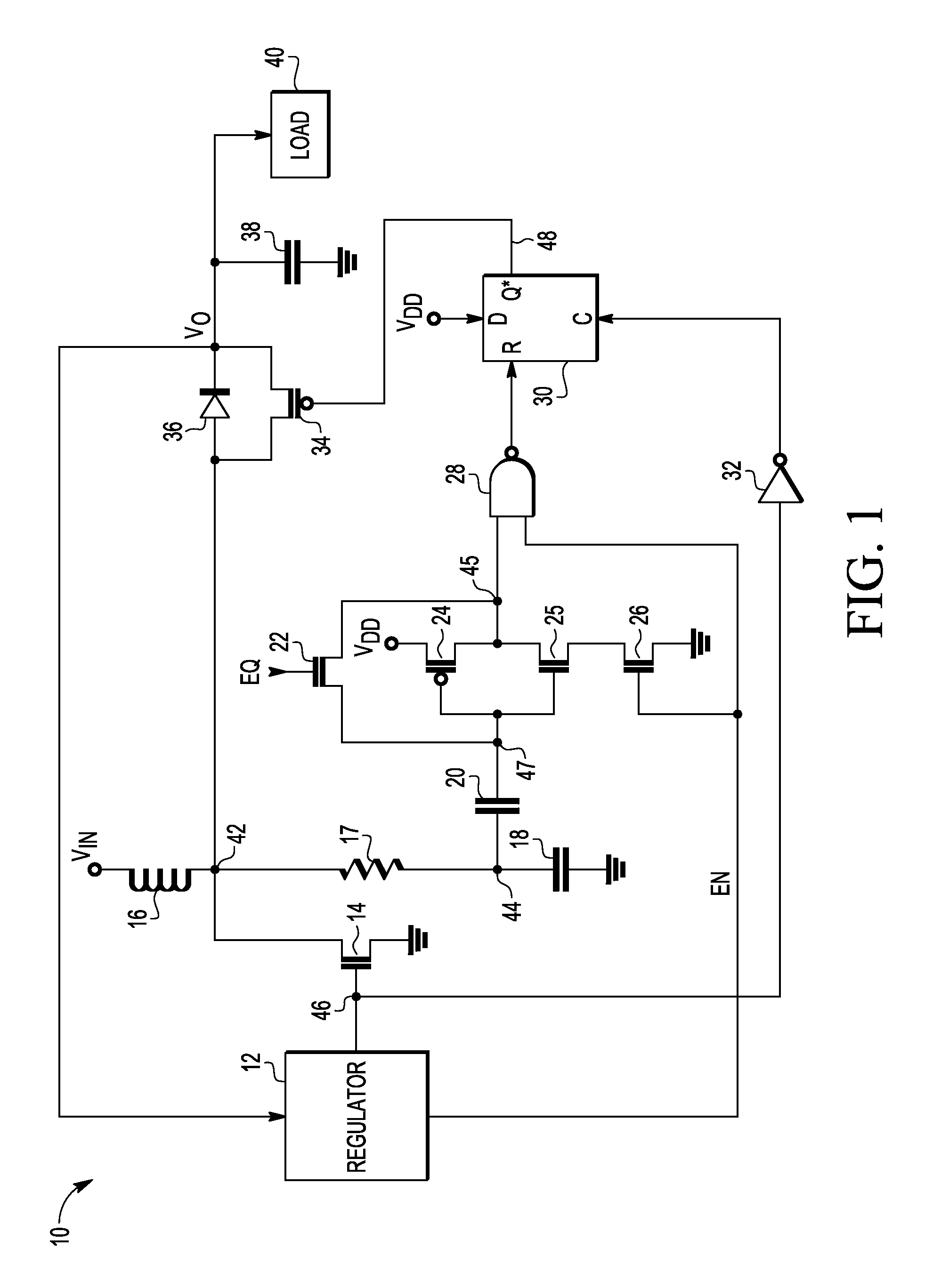 DC to DC converter having switch control and method of operation