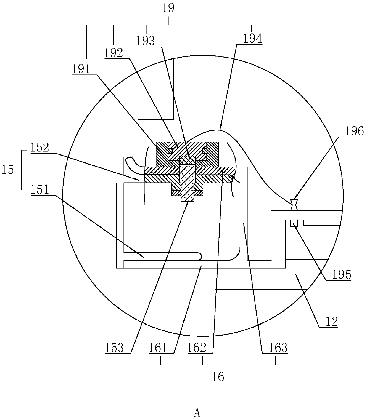 Beam column decoration assembly in public place