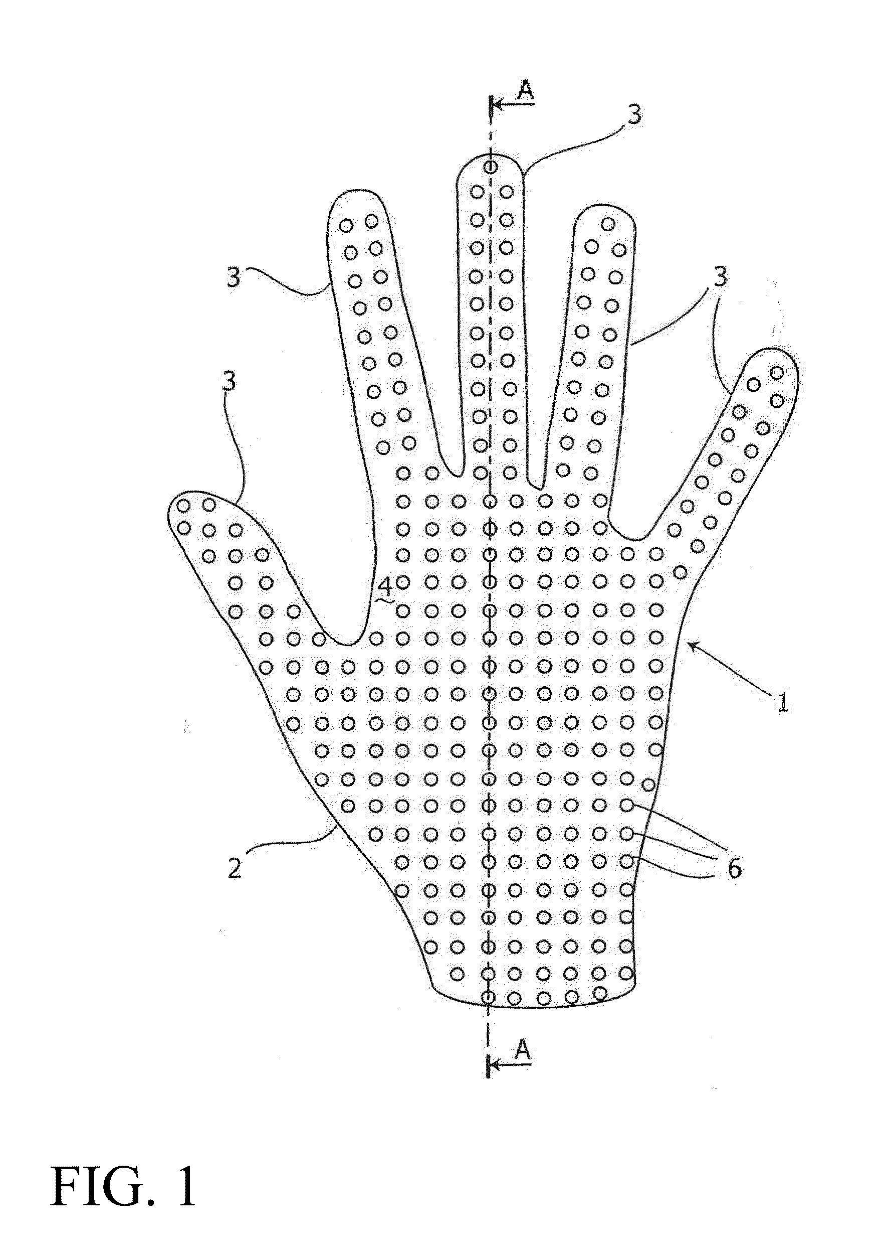 Device for washing and massaging human body parts