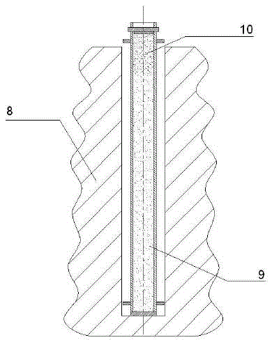 Hot bending forming technology of large-caliber thick-walled pipe filled with sand cores through heat in supplementing manner