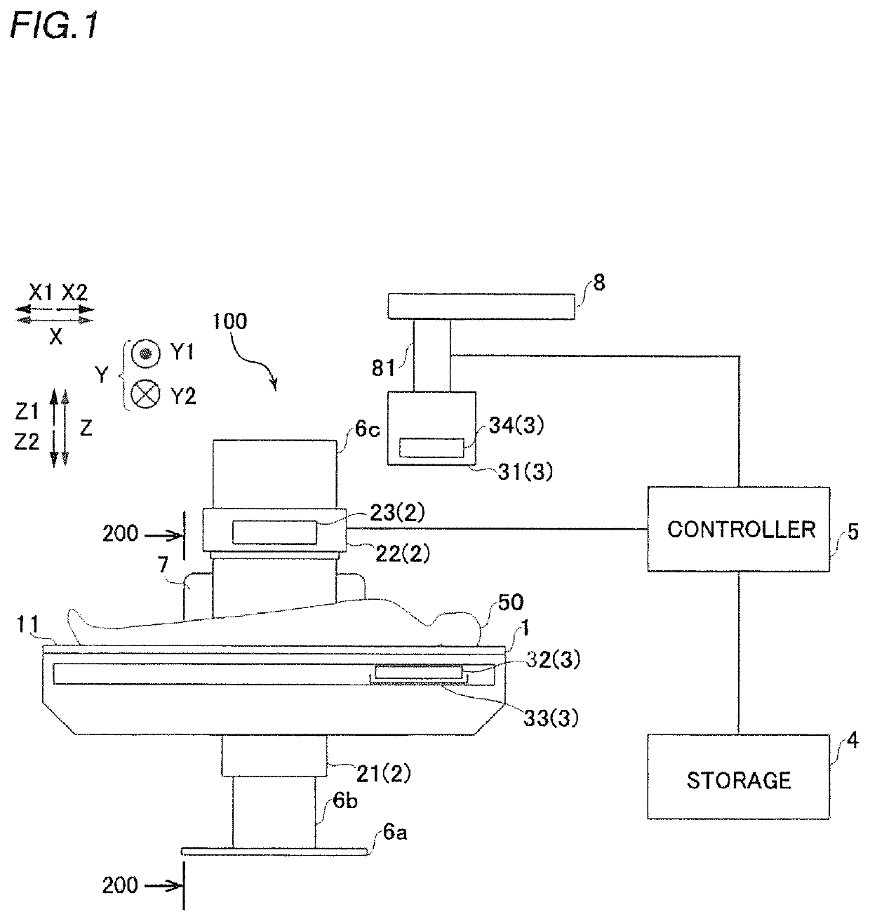 Radioscopic apparatus