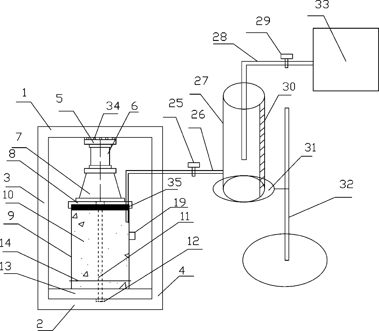 Soil-rock interface original sample torsional shear test device and method