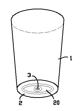 Suction disc type garbage can