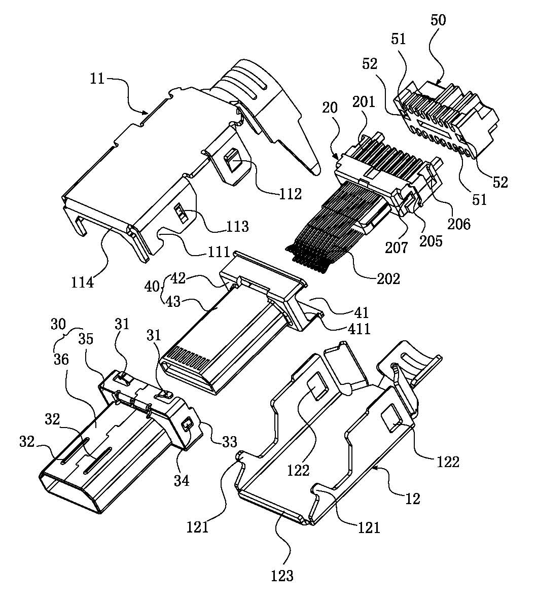 Electric connector and assembling method thereof