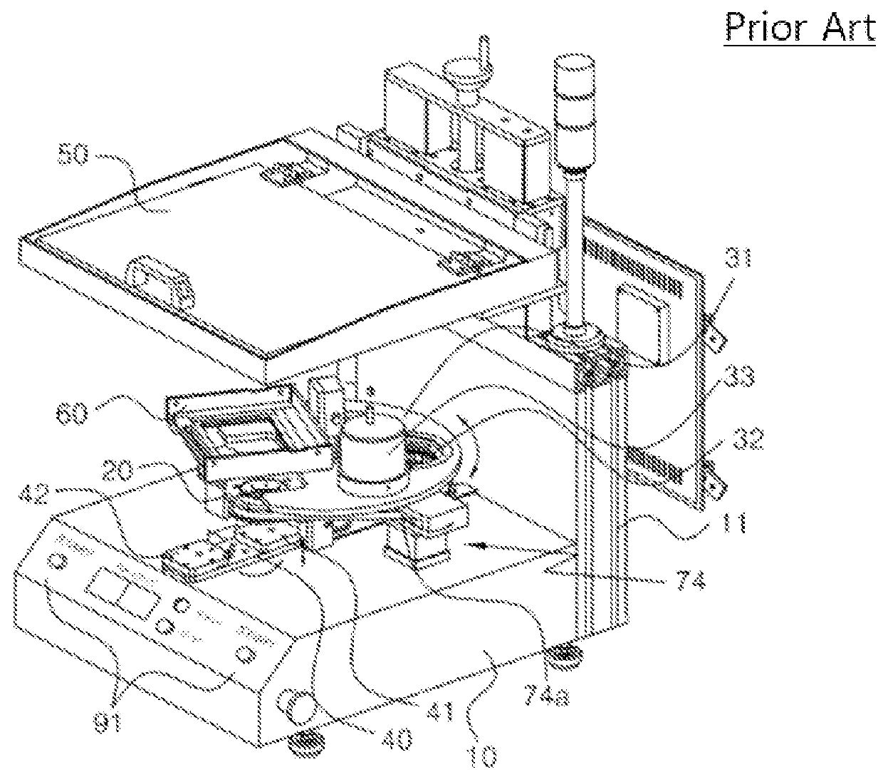 Apparatus and method for checking whether table is at tilt