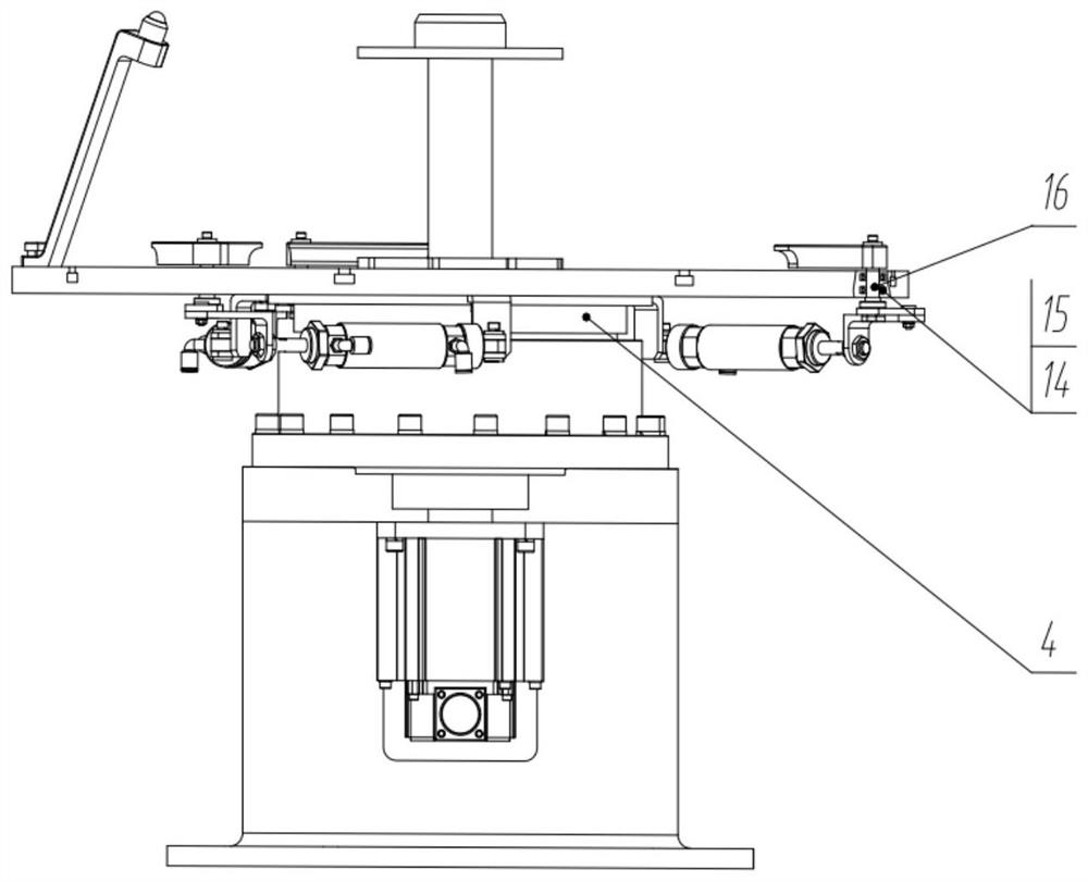 Automatic hub clamping positioner for robot grinding and polishing