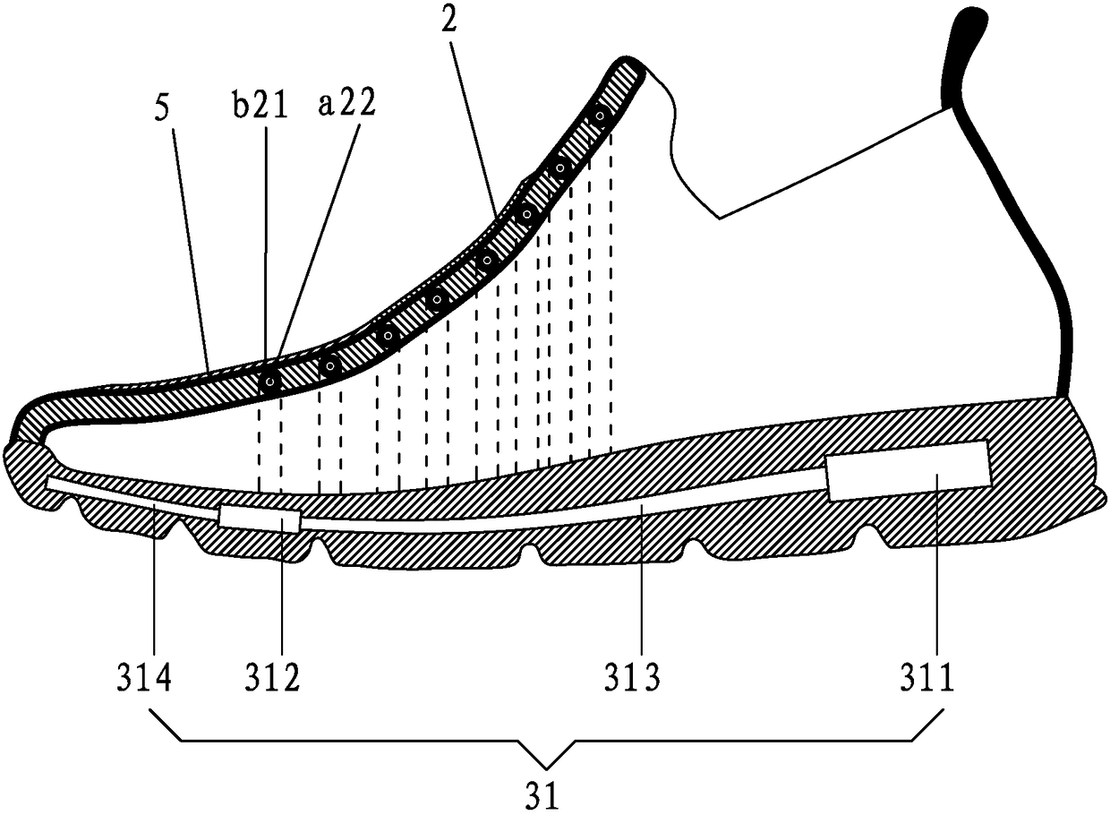 Solar intelligent adjusting comfortable shoe