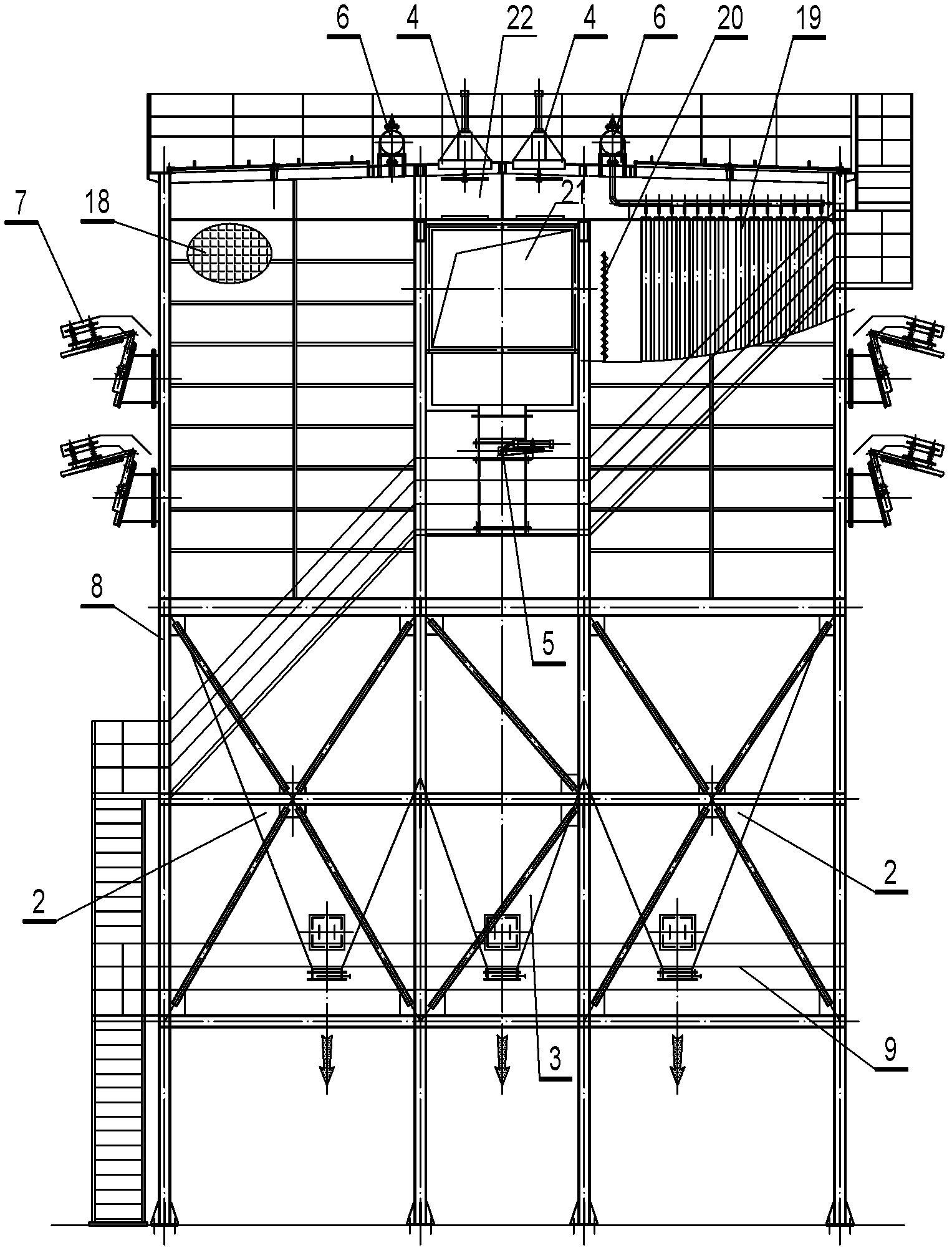 Device for recovering fine-particle coal