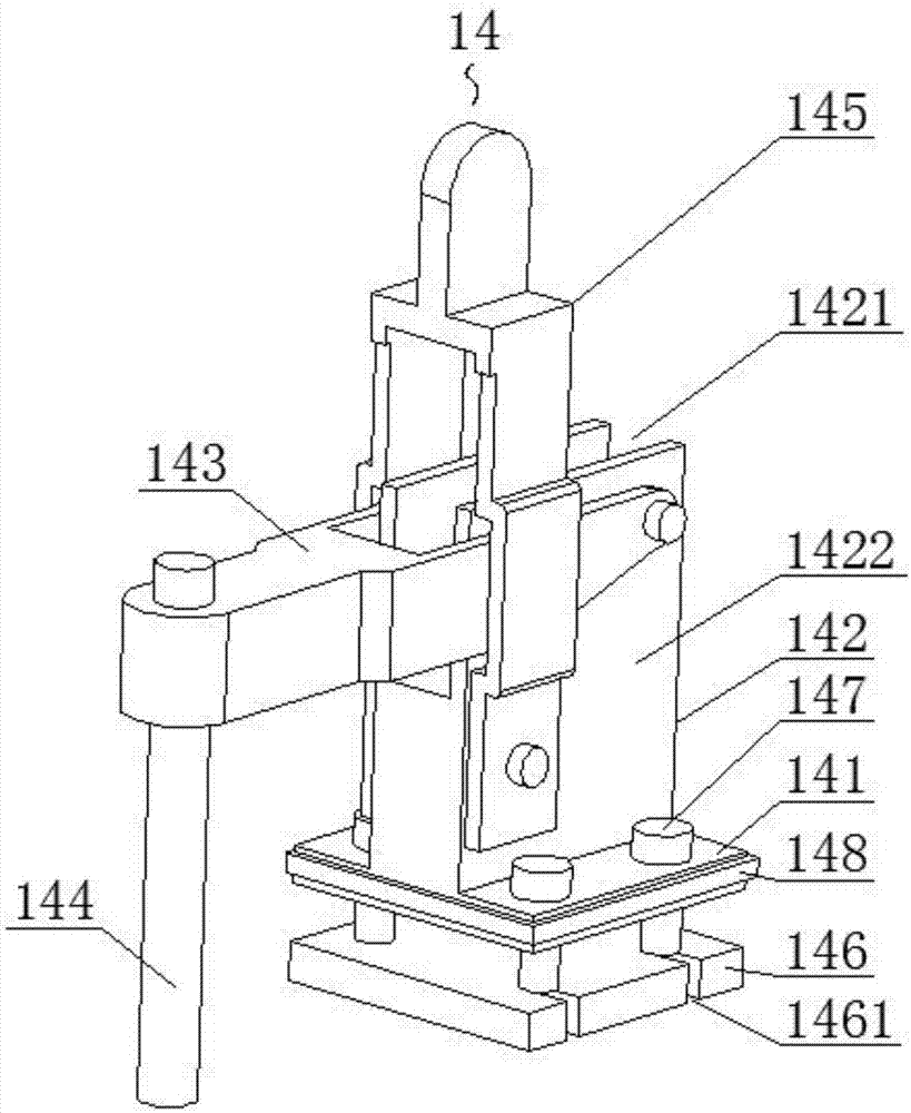 Electric automobile battery box upper cover bushing assembling tool