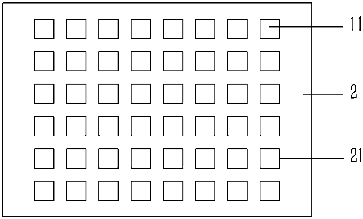 Mould and method for manufacturing hydrogen fuel cell module used as demonstration teaching aid and cell module