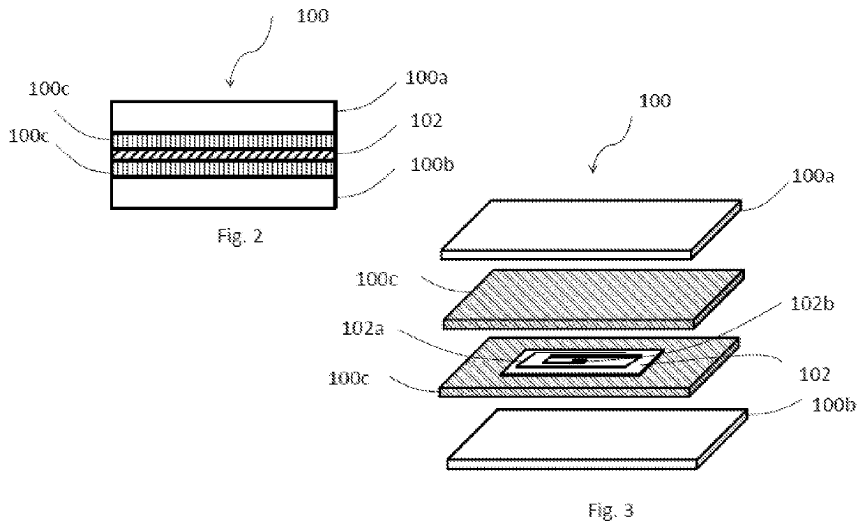 Laminated glazing with embedded data transponder