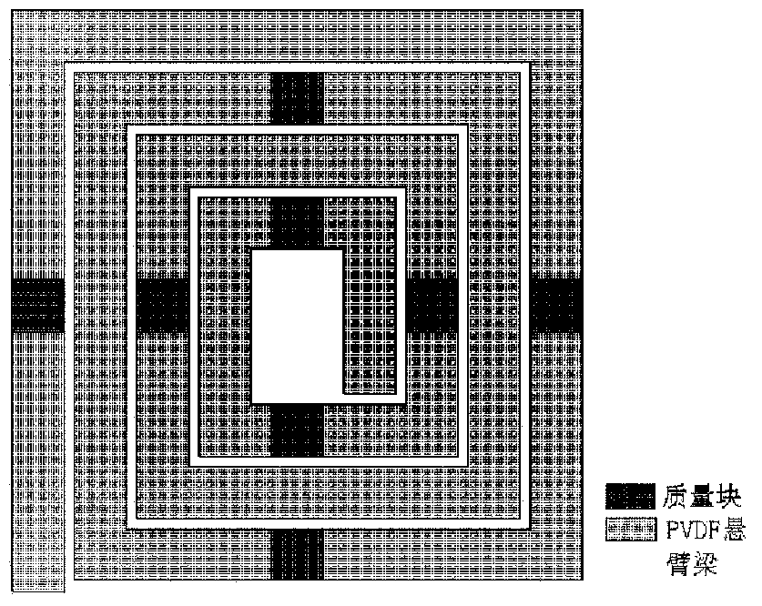 Screw-type piezoelectric type energy collector and preparation method thereof