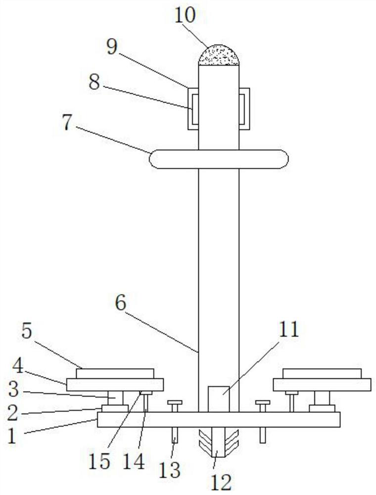 Solar body weight measuring device installed on outdoor fitness equipment