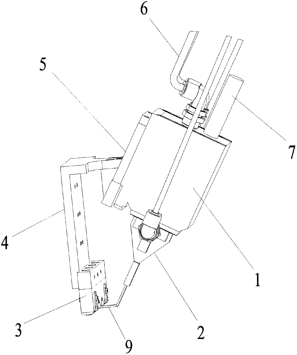 Battery string welding mechanism