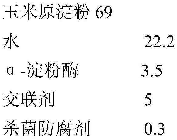 Preparation method of water-based starch adhesive