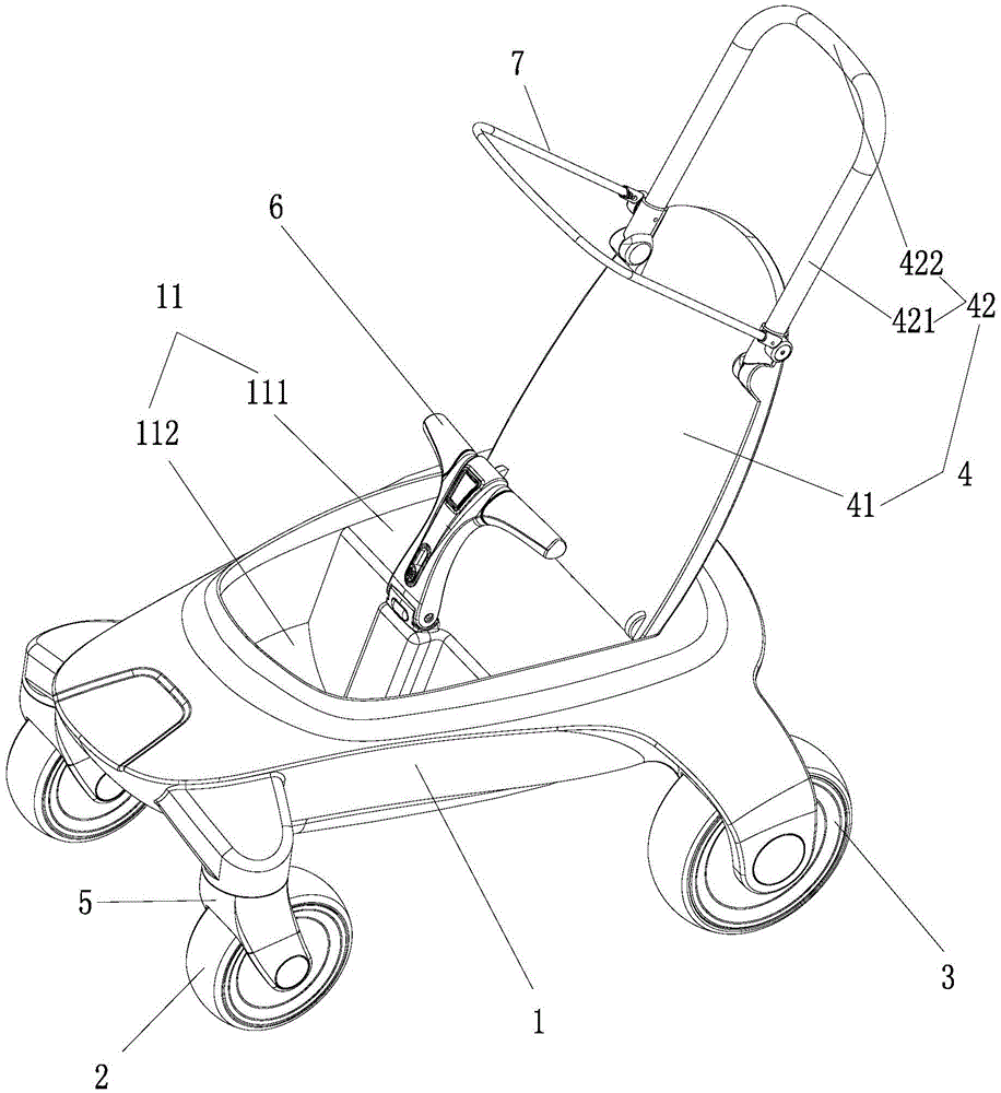 Amphibious baby stroller