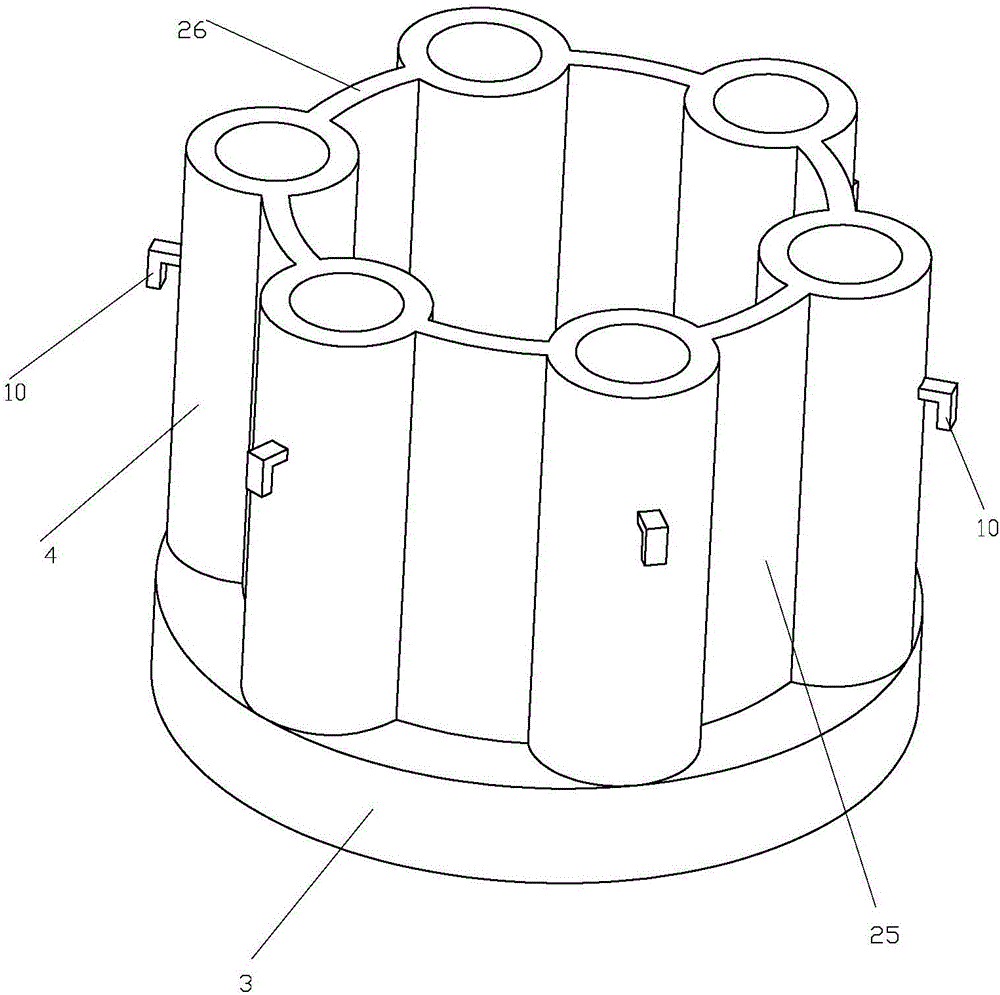 Mechanism used for storing drinks on buggy