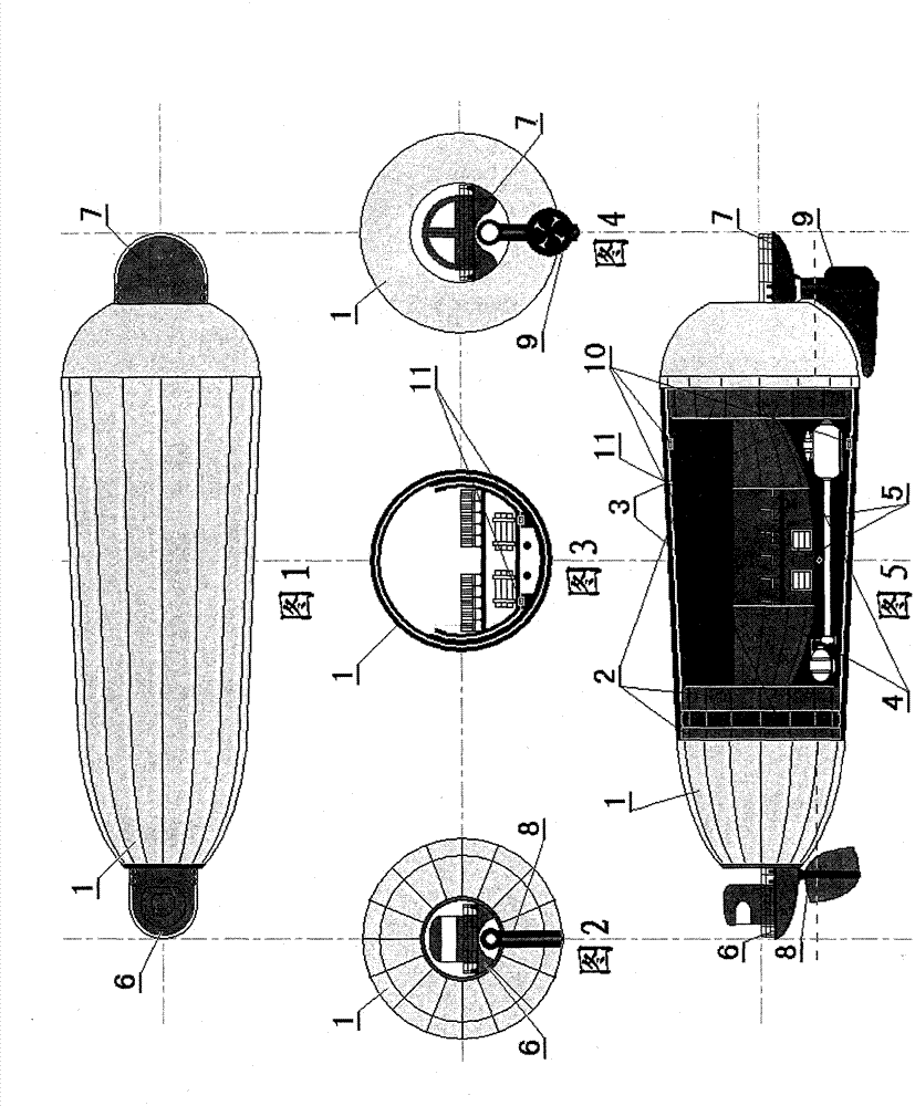 Drum-type ship