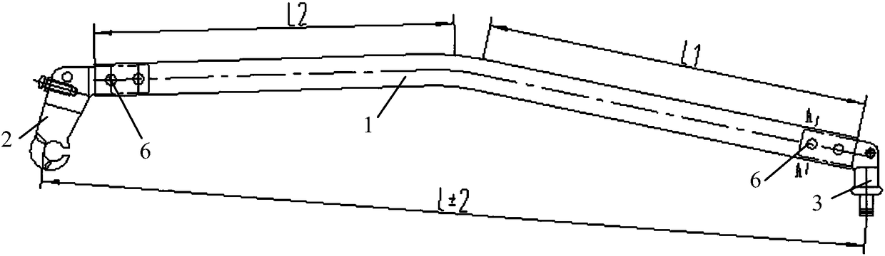 A stainless steel positioning shaft for high-speed railways