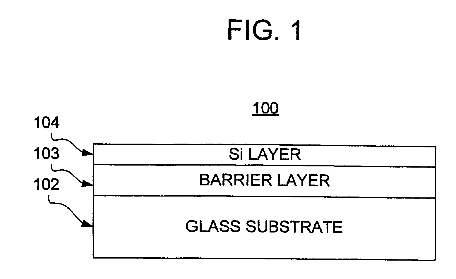 Semiconductor on glass insulator with deposited barrier layer