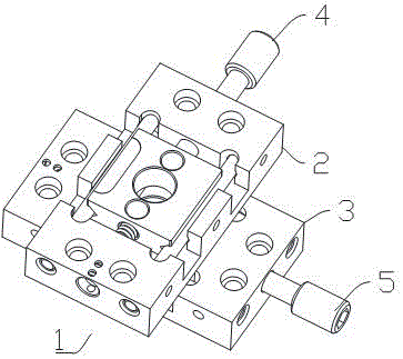 Work control table for automatic gluing machine