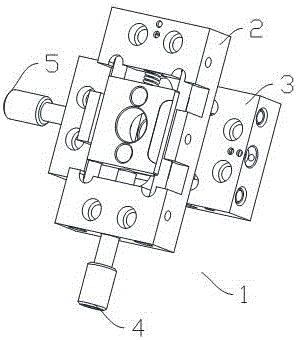 Work control table for automatic gluing machine