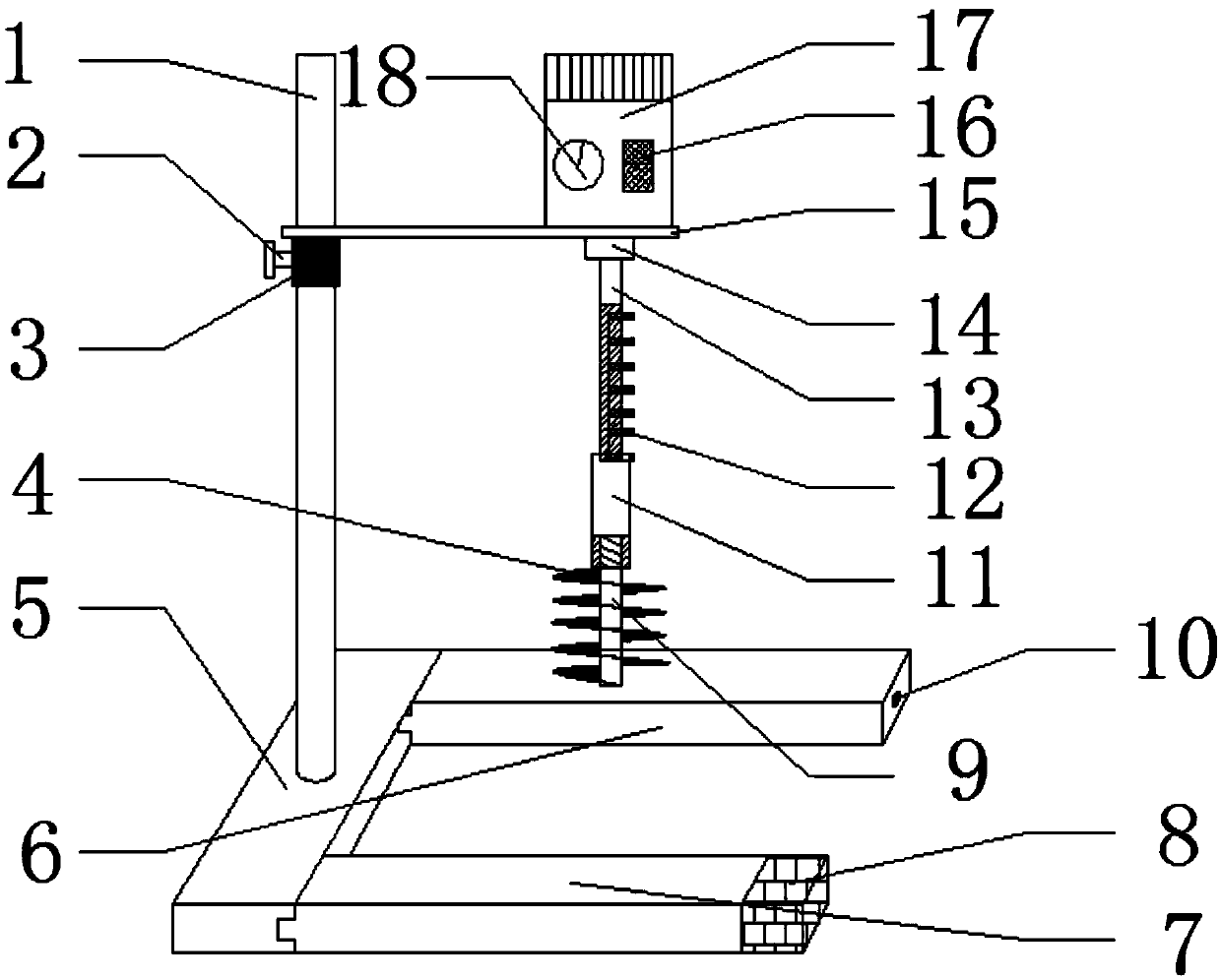 Glutinous rice flour stirring device