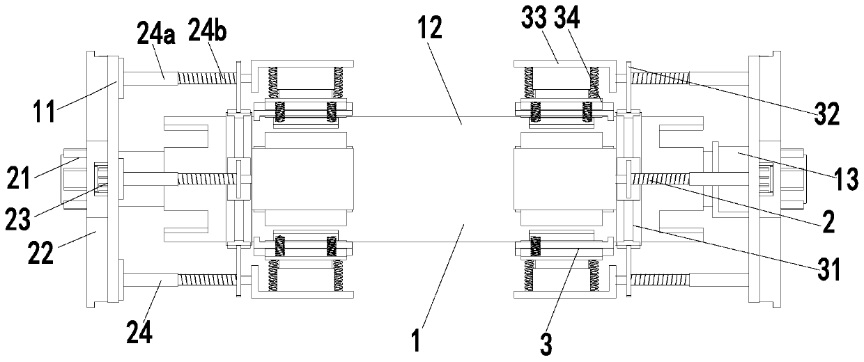 Cloth winding machine for cloth processing production