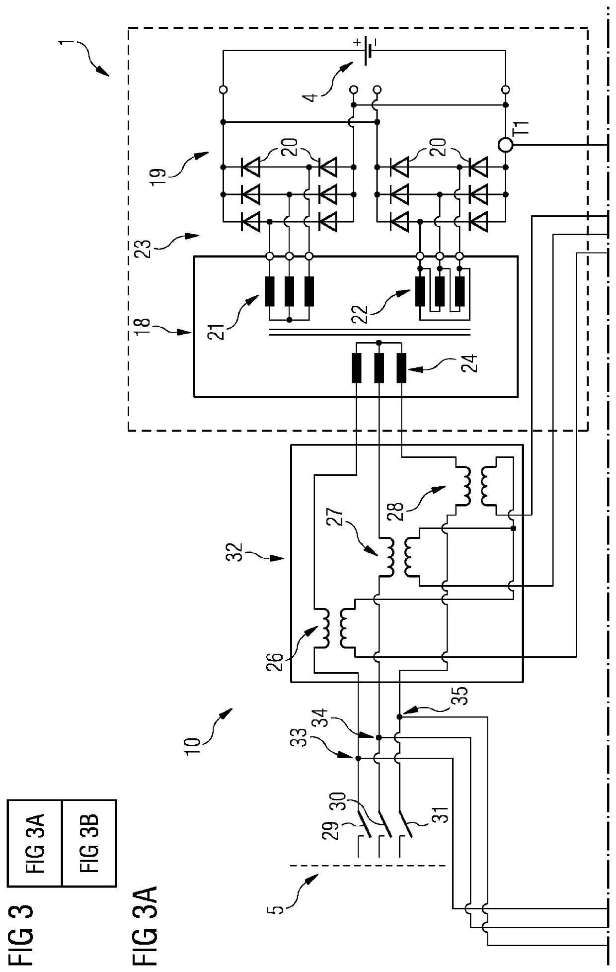 Electric charging system and method