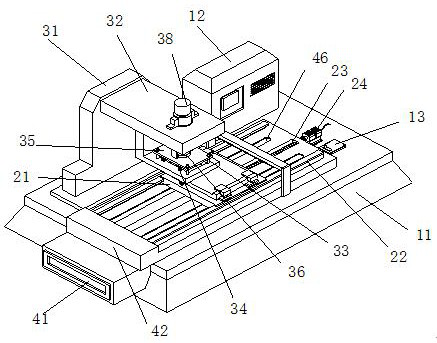 Integrated circuit board processing and drilling device