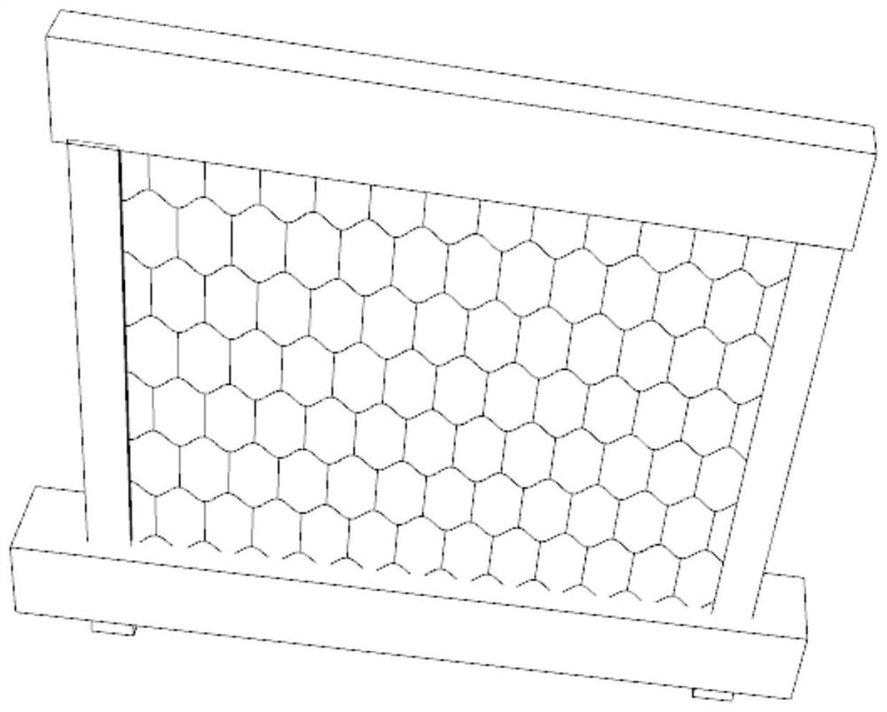 Topological interlocking-based concrete infilled wall with self-resetting function