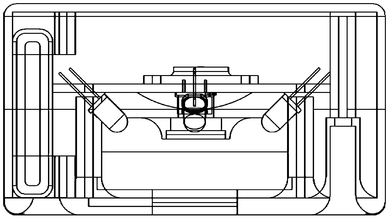 Portable grain quality online detection device based on near infrared spectrum