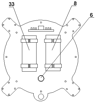 Small mounted-type underwater robot platform device