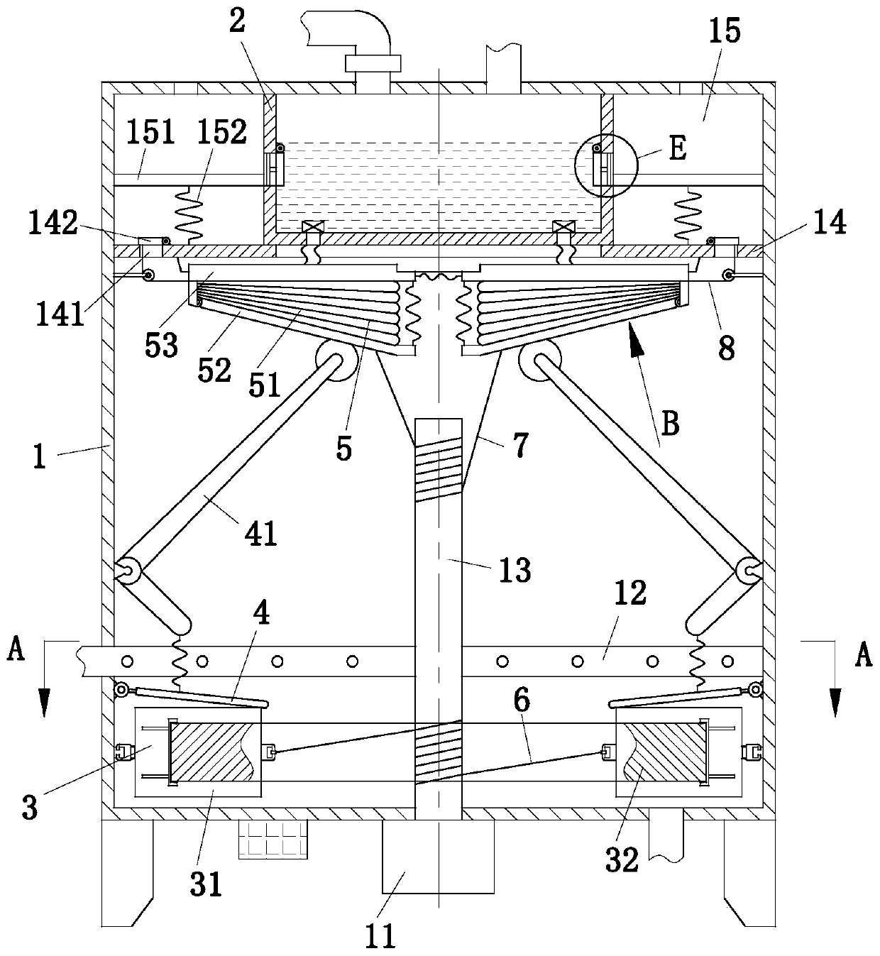 Equipment for efficient preparation of hydrogen chloride gas