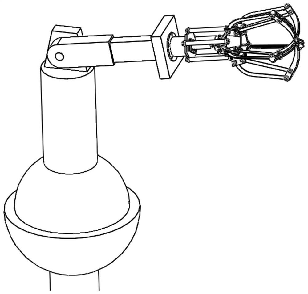 Apple picking, classifying and collecting integrated machine