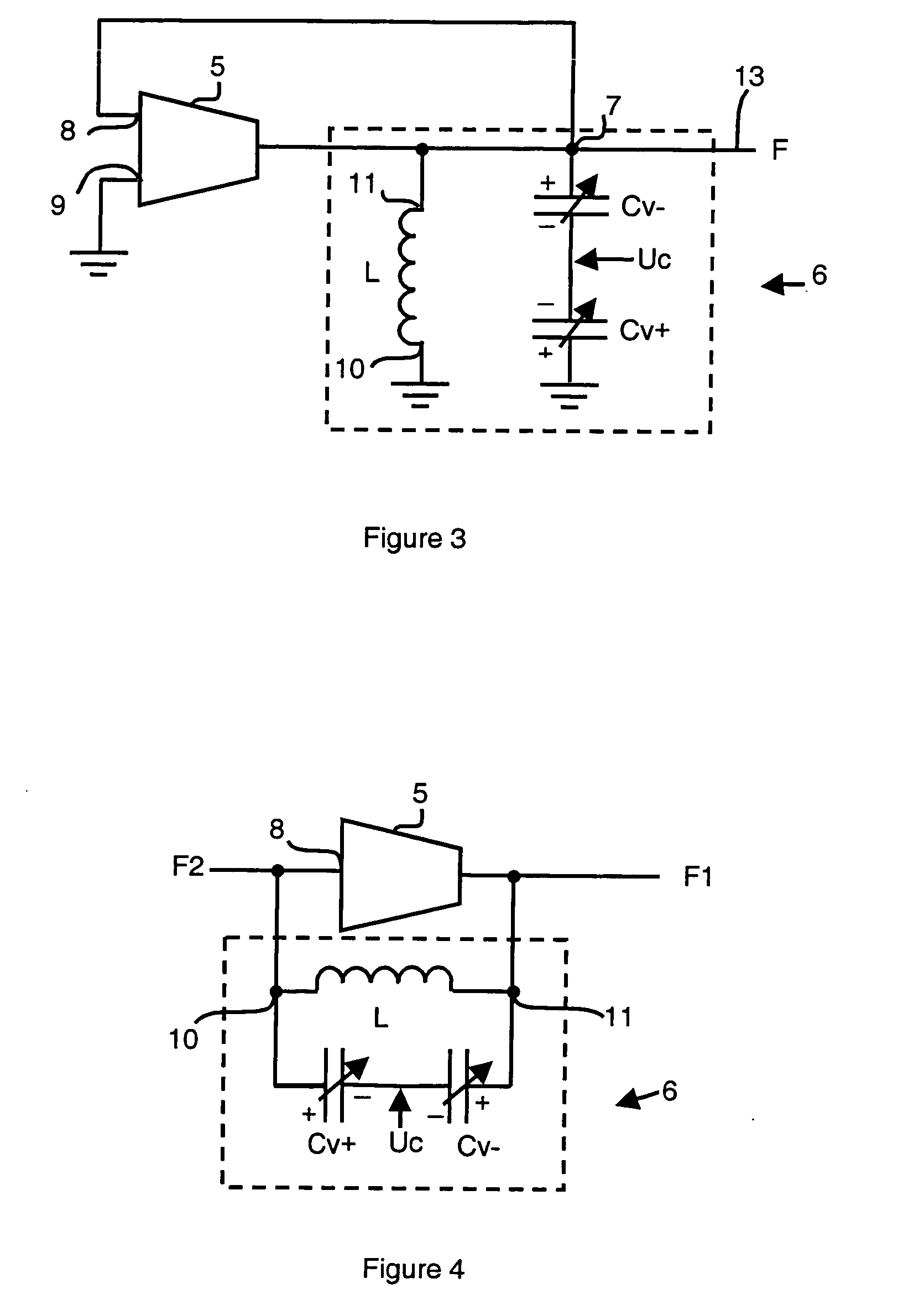 Voltage controlled oscillator with linear capacitance