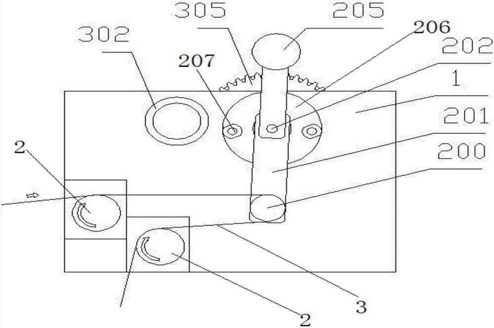 Base material tightening device for high-speed coiling machine